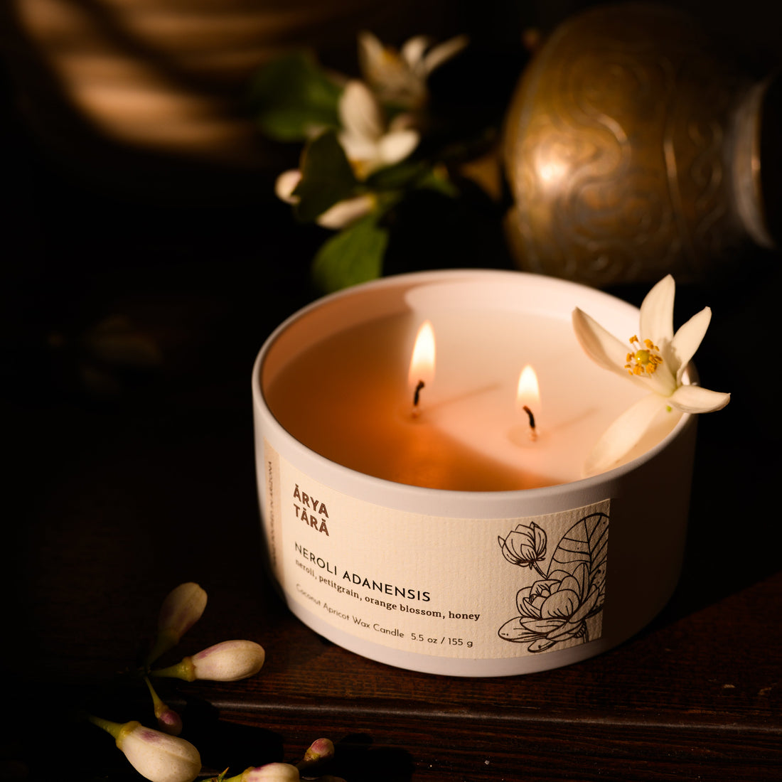 Neroli Adanensis Candle | Ivory Tin