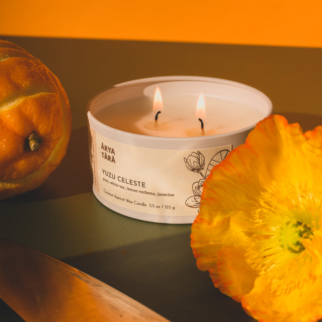 Yuzu Céleste Candle | Ivory Tin