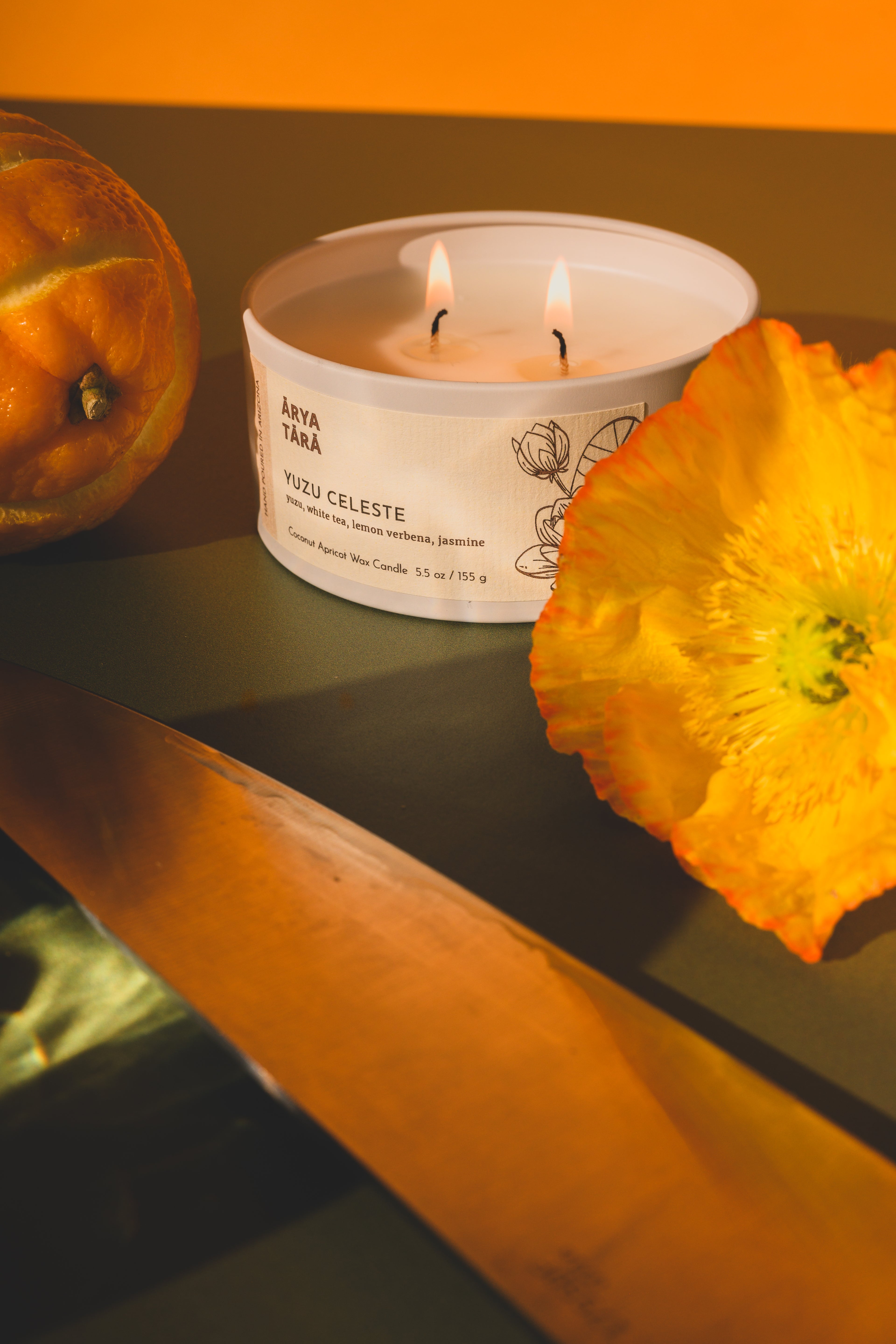 Yuzu Céleste Candle | Ivory Tin