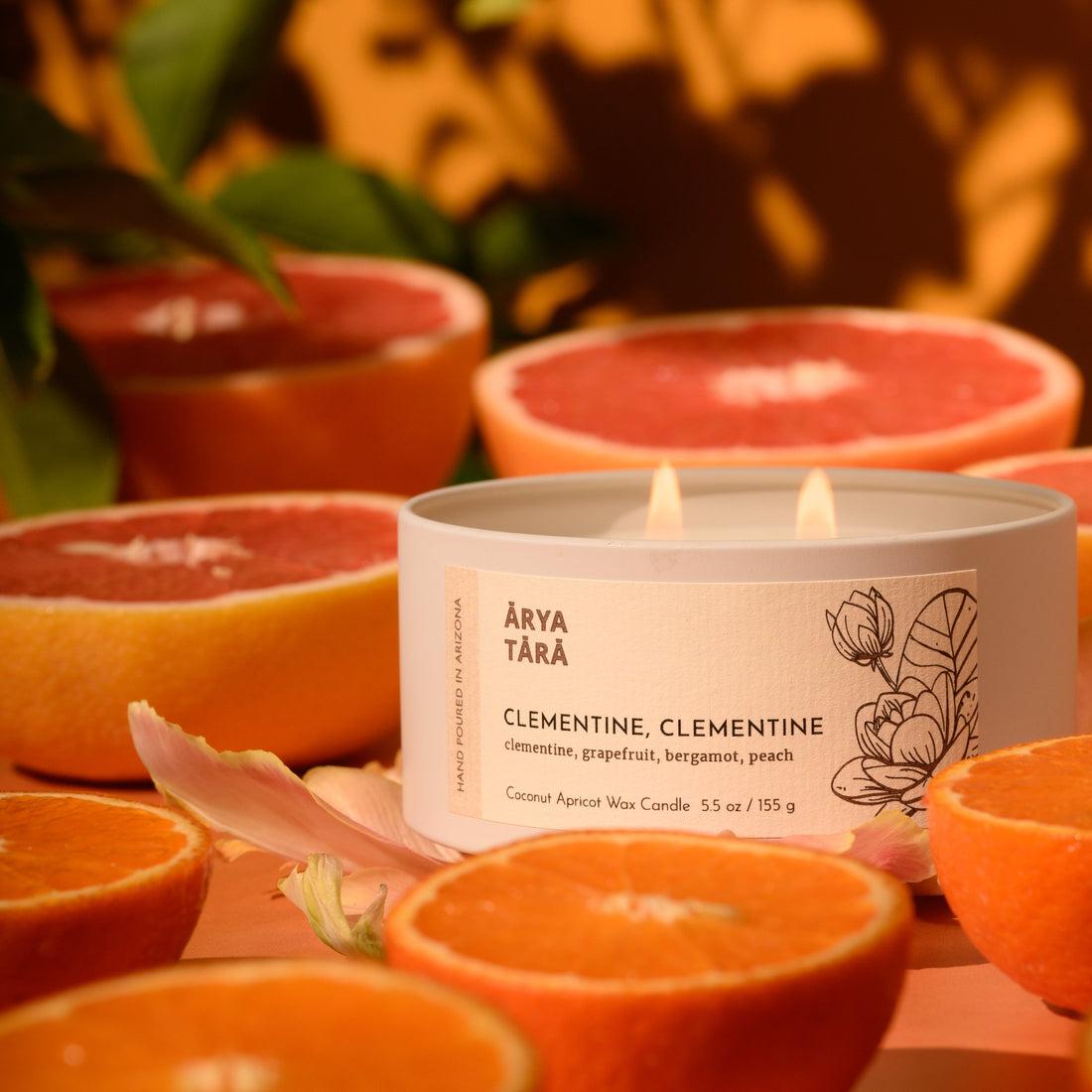 Clementine, Clementine Candle | Ivory Tin