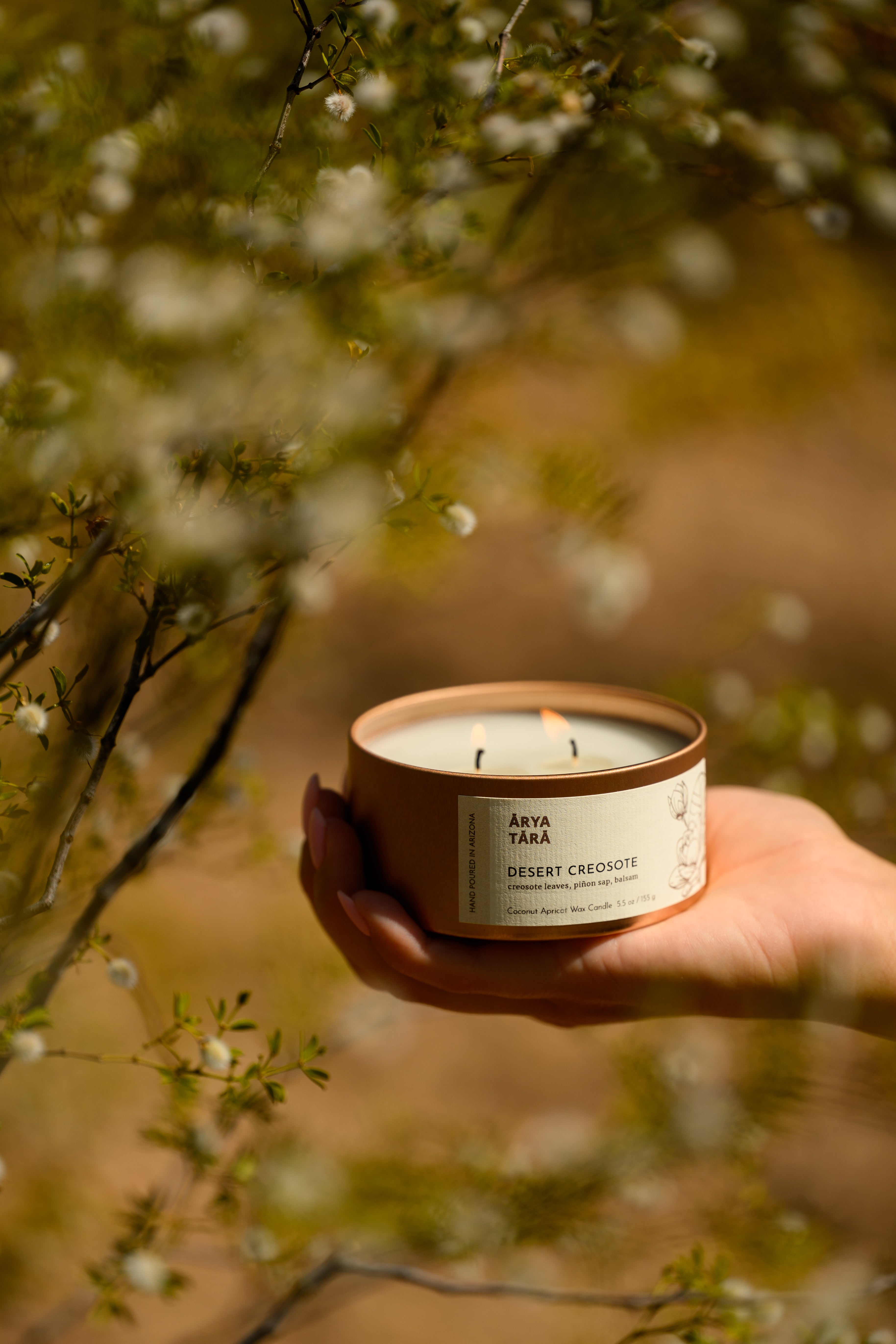 Desert Creosote Candle | Copper Tin