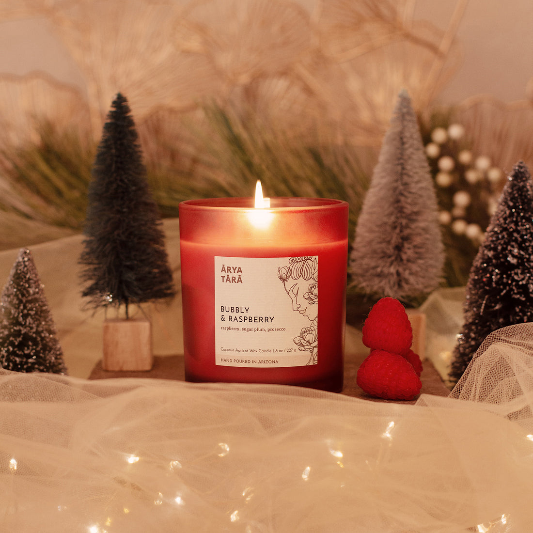 Bubbly & Raspberry Candle