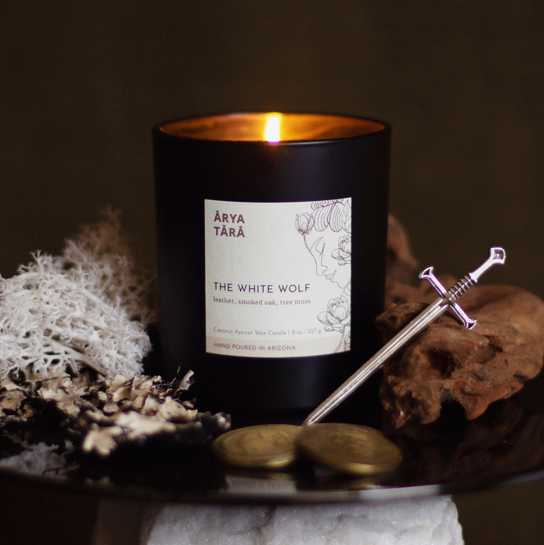 The White Wolf Candle