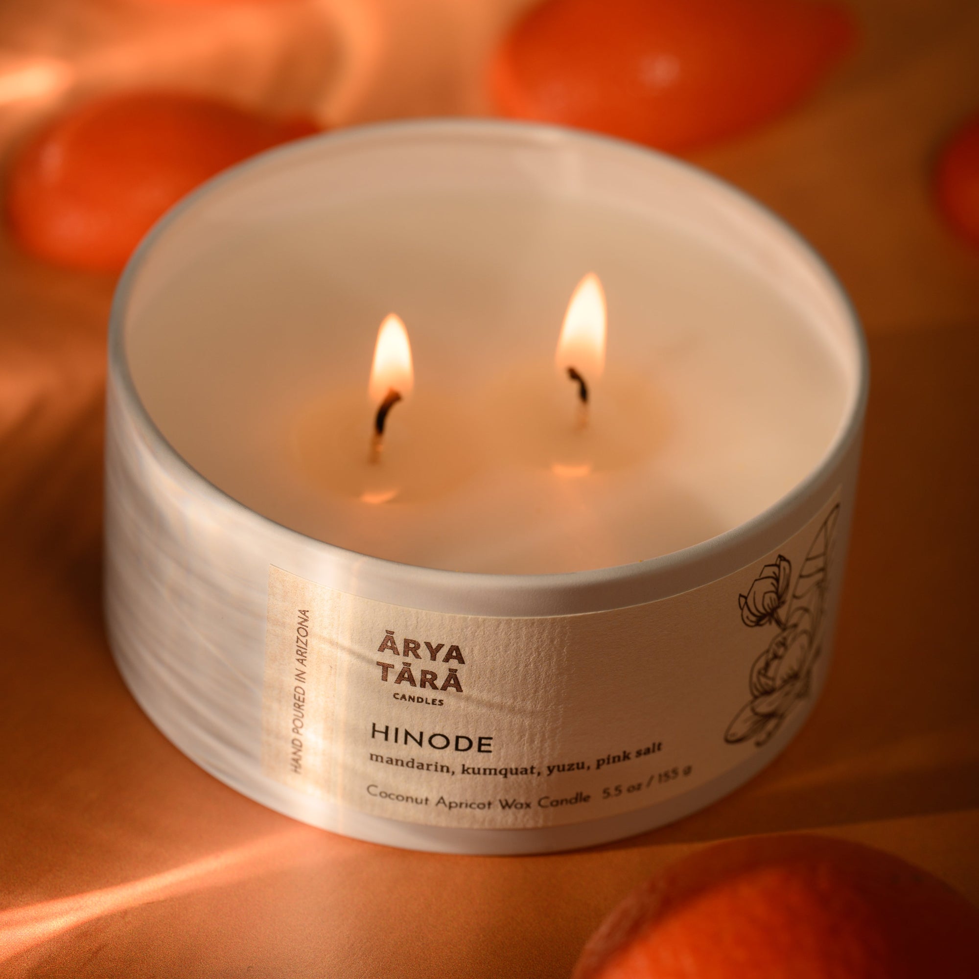 Hinode Candle | Ivory Tin