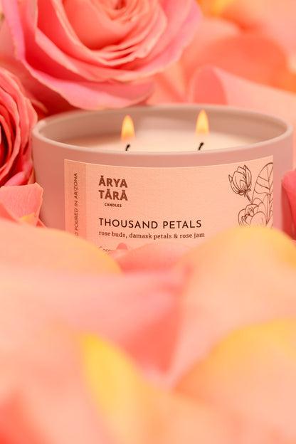 Thousand Petals Candle | Lotus Tin