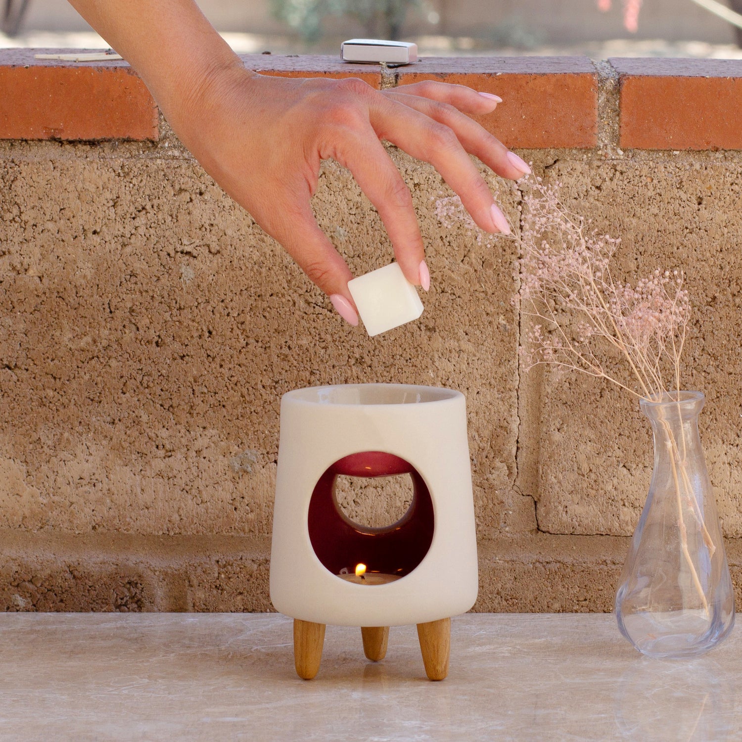 Ceramic wax warmer | Pink