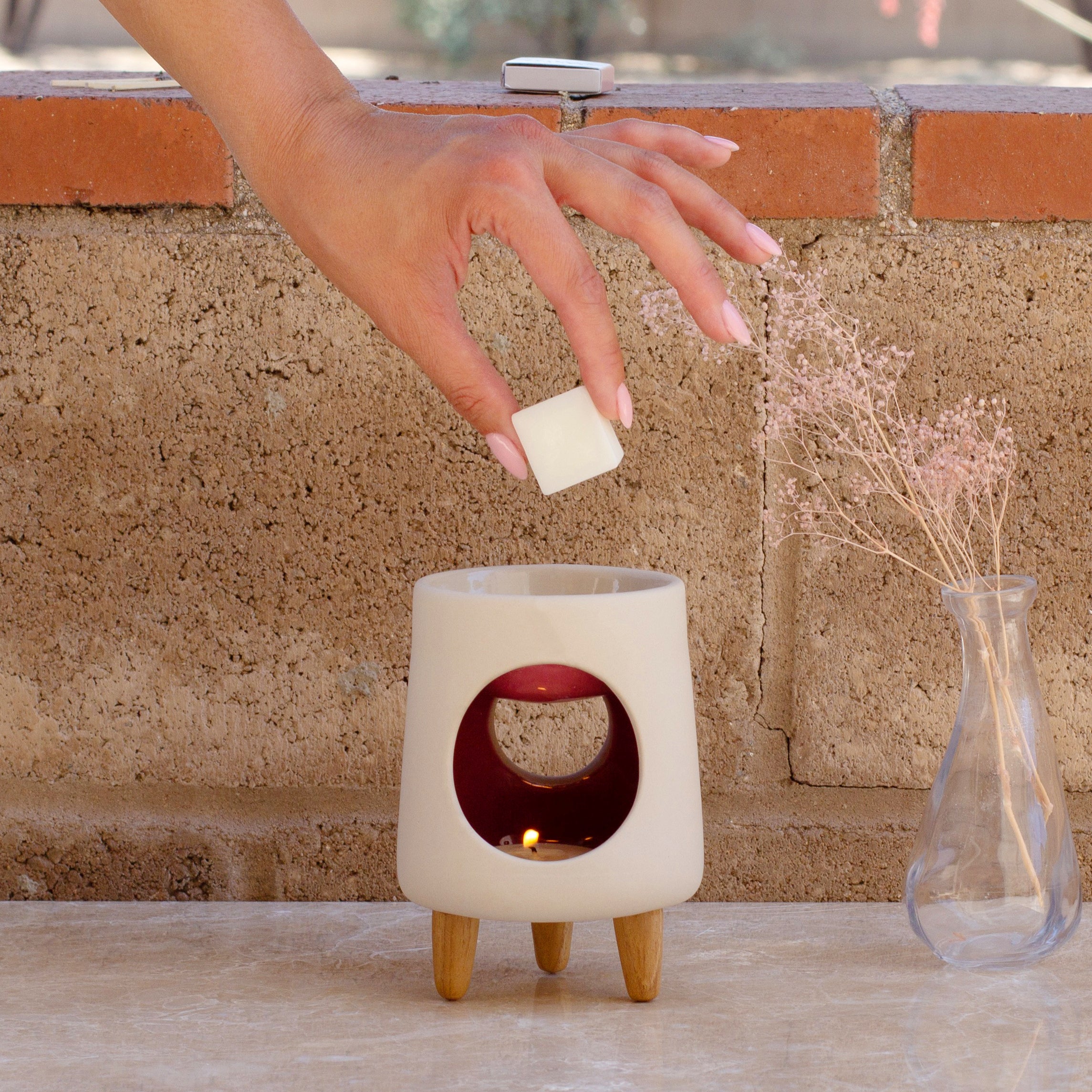 Ceramic wax warmer | Pink